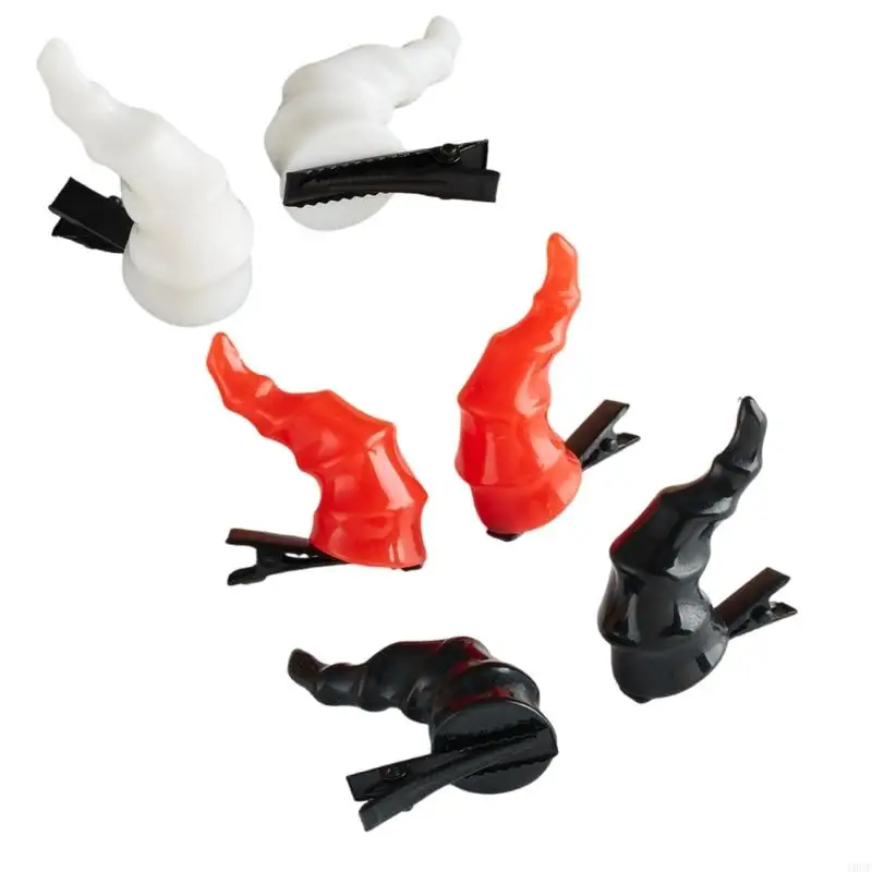 3 coppie peli arricciati Clip anime Event Event Gollette Playing Accessori per capelli