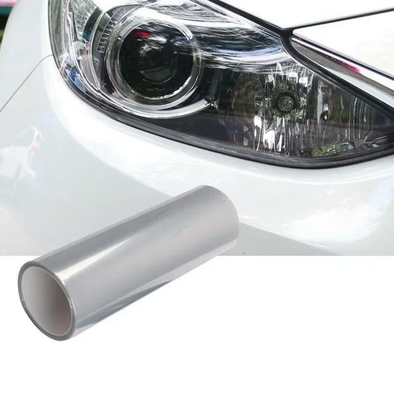 Car Light Transparent Protector Film Vinyl Wrap UV Protection For Tail/ Head/Brake/Fog Light 30X60/30X100/40X120/30X200/40X200Cm