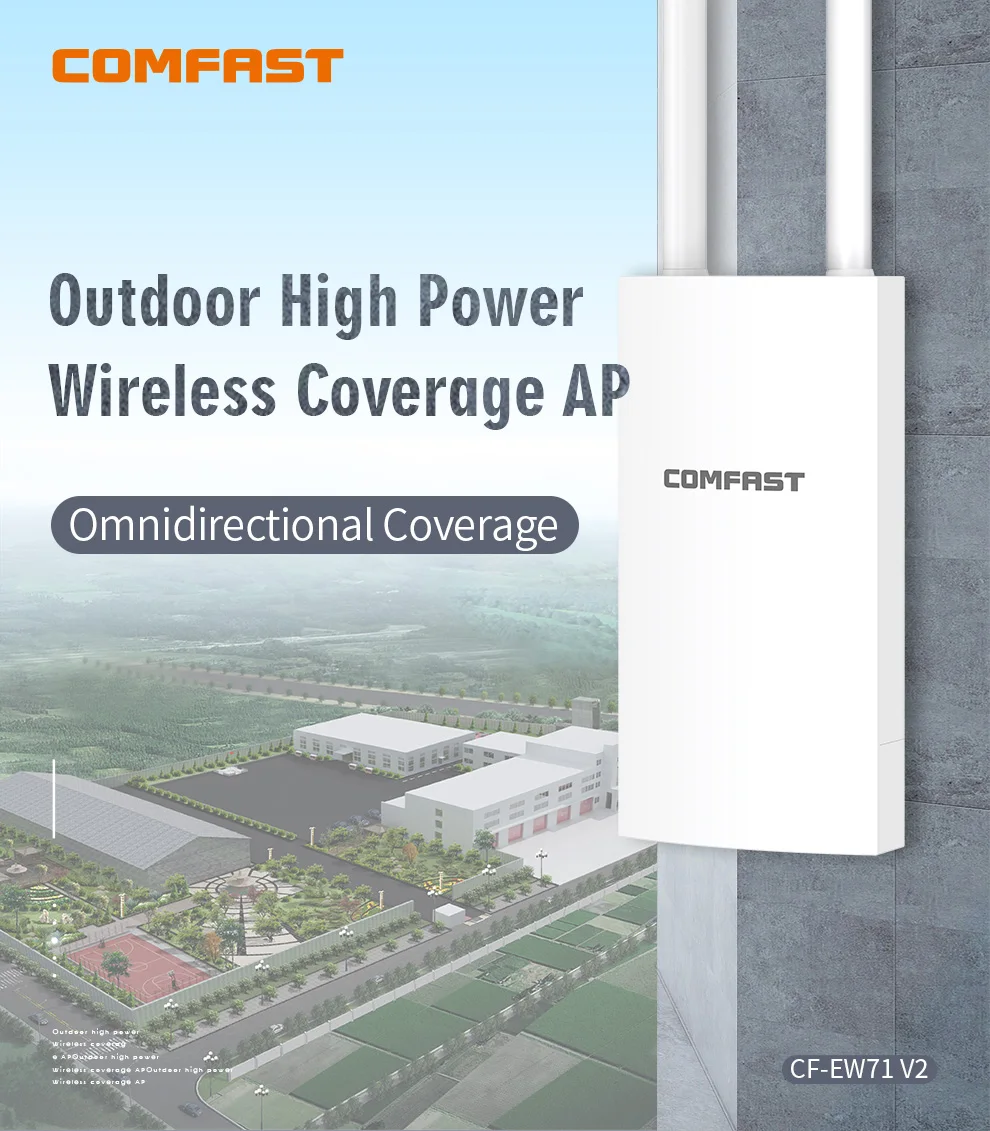 COMFAST 300-1200Mbps Outdoor Wifi Signal Repeater AP Router Dual Band 2.4G/5Ghz Long Range Wifi Wireless Extender Amplifier