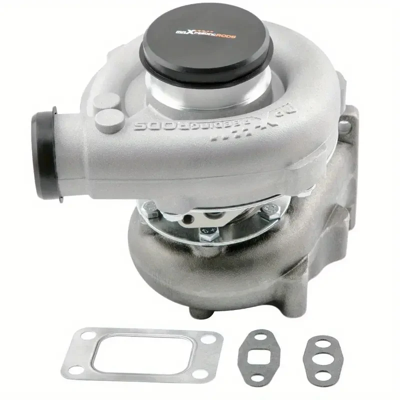 Fords D-MAX universal turbocharger for forced induction of internal combustion engines, including bearings and oil cooling