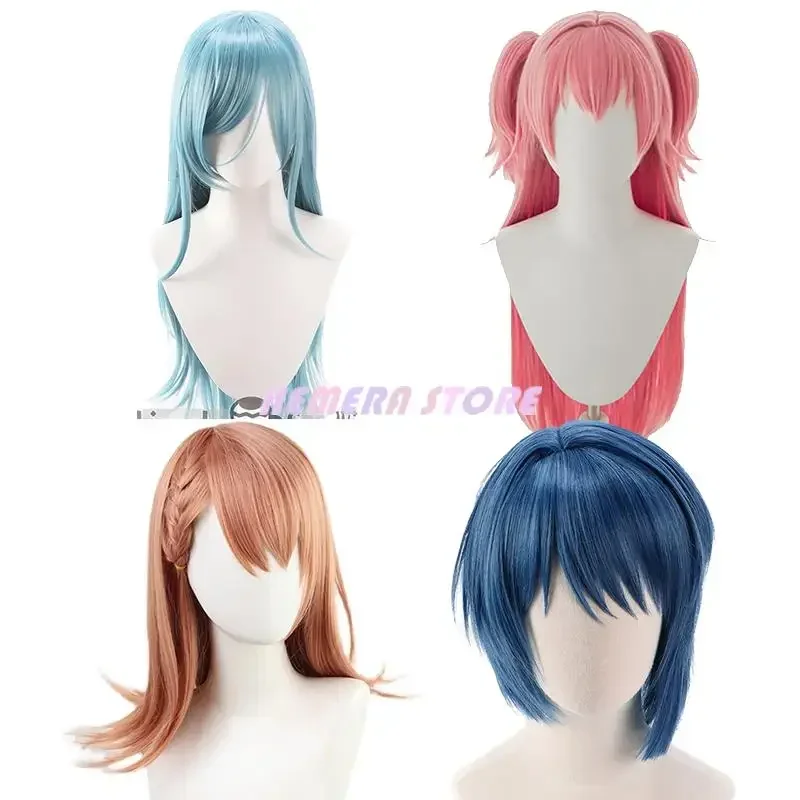 Colorful Stage Anime MORE MORE JUMP Hanasato Minori Cosplay Wig Kiritani Haruka Momoi Airi Hinomori Cos Shizuku