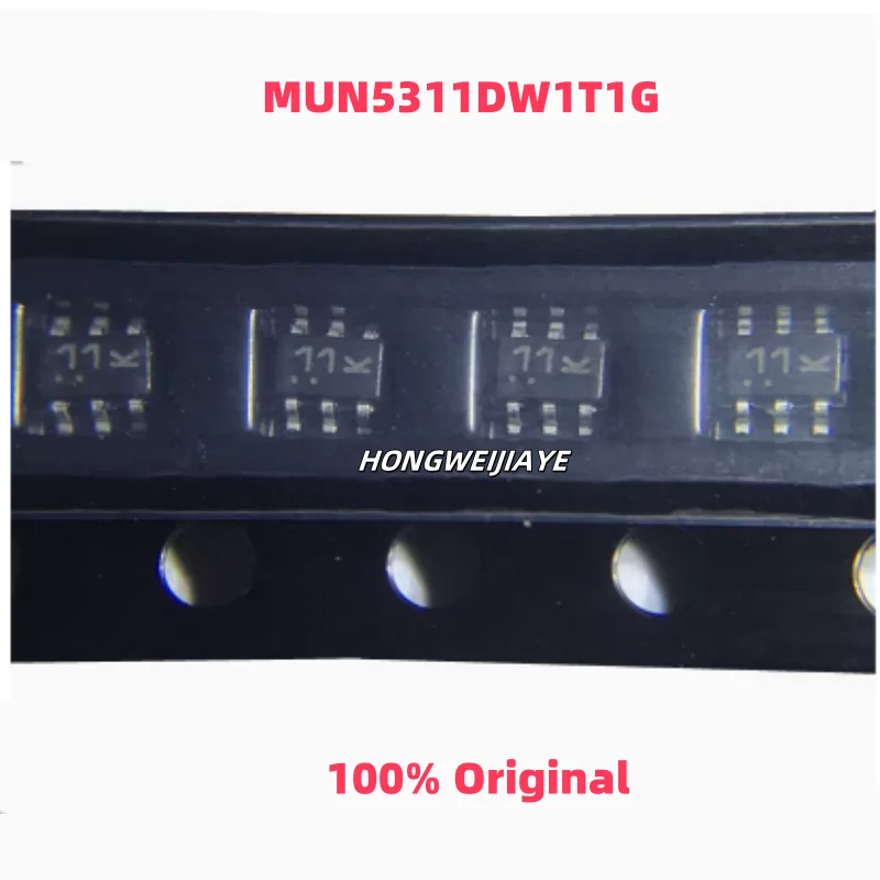 

10PCS 100% New MUN5311DW1T1G MUN5235DW1T1G MUN5330DW1T1G SOT-363 Brand New Original Chips ic