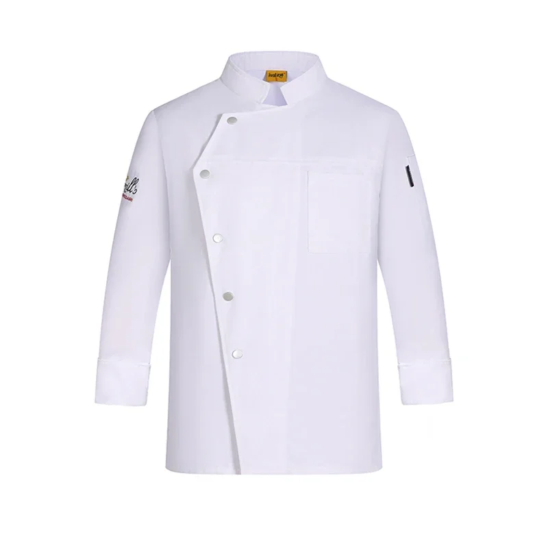 Uniforme de Chef para hombre y mujer, chaqueta de cocinero para restaurante, panadería, ropa de camarero