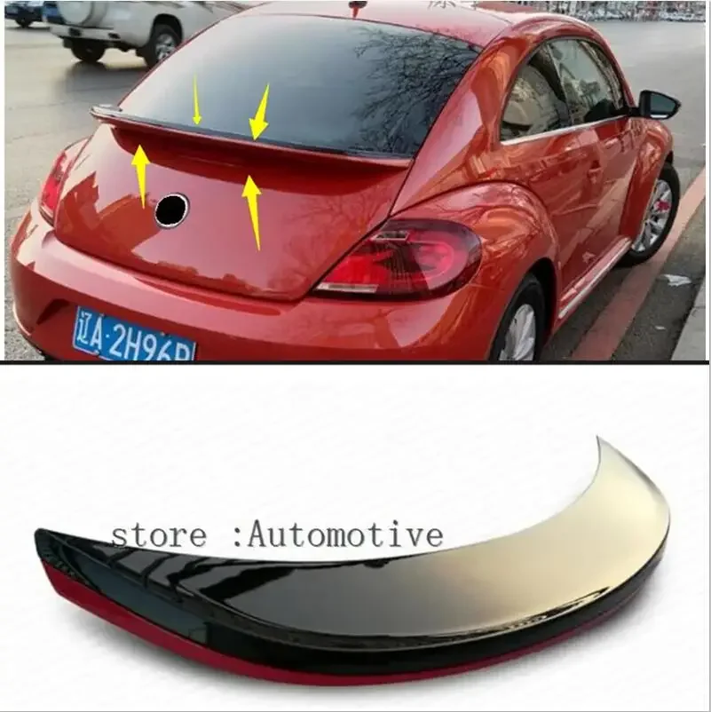 

PU-ABS Rear Trunk Lid Aero Wing Spoiler Fit For Volkswagen Vw Beetle 2013 2014 2015 2016 2017 GT