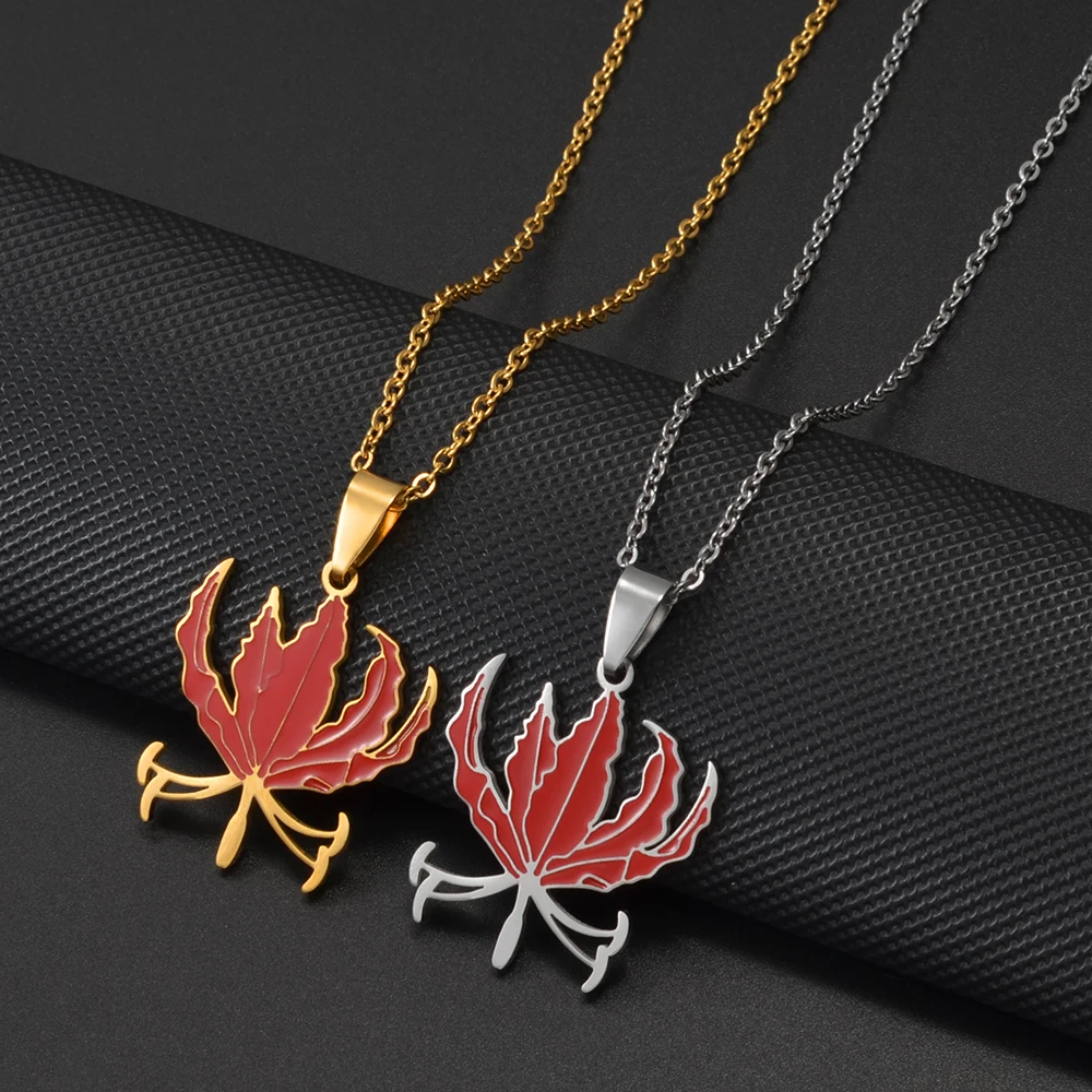 1 قطعة تاميل غلورسييا زهرة جلوريوسا لهب زنبق أفريقيا Sikhs قلادة القلائد للنساء الفتيات # 560262