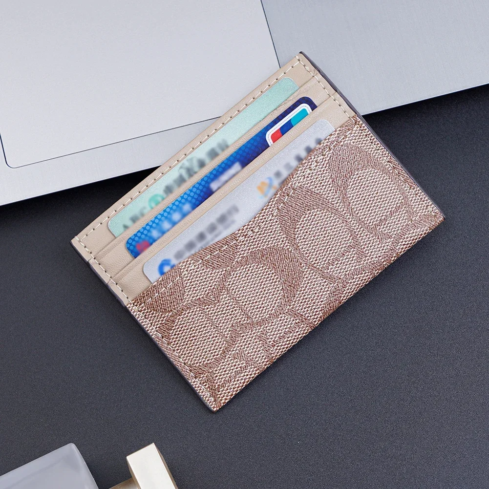 Compact Luxury Design Wallets for Women Multi-Function Card Holder PU Leather Female Small Card Bag Short Women's Purse image 2