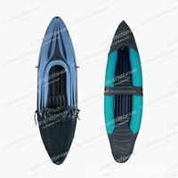 Single Kayak Inflatable Wear-resistant Assault Boat Double Fishing Thickened Rubber Boat Folding Canoe