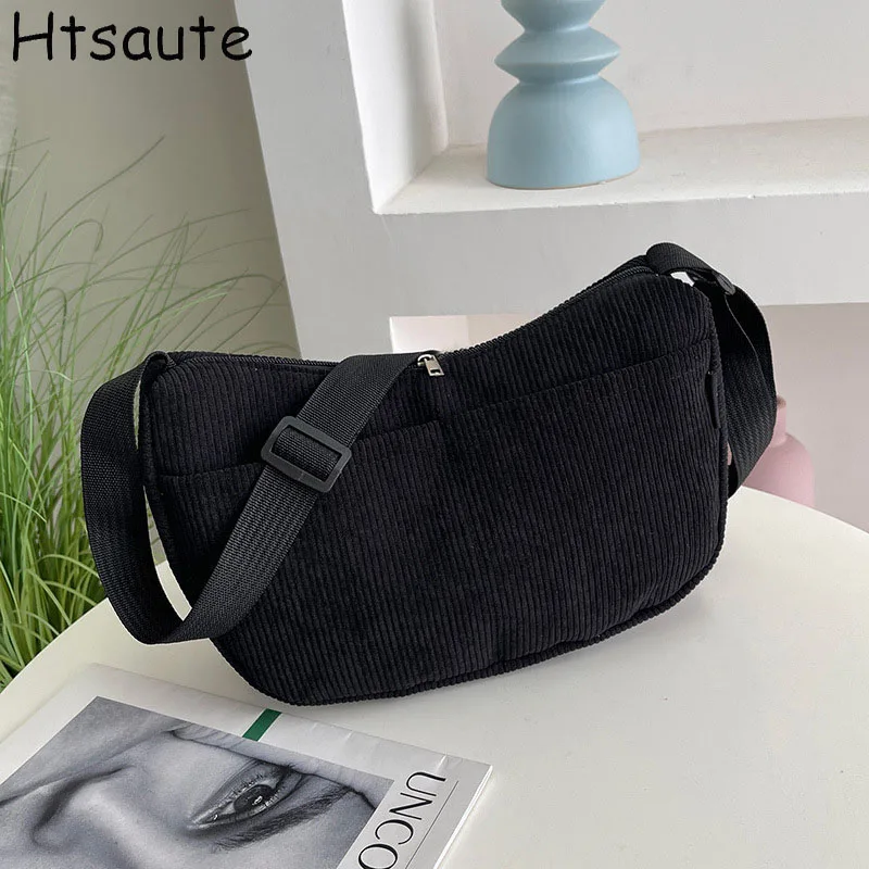 

Hot Shoulder Bags Men's Mobile Phone Bags Male Messenger Purse Lady Wallet Corduroy CrossBody Bag Sports Wallet Waist Pack