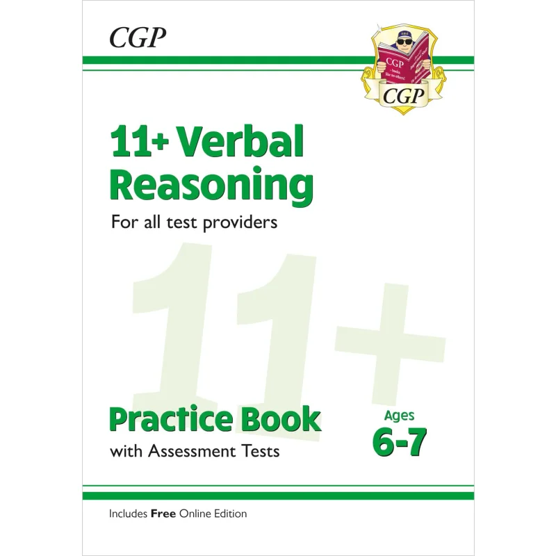 11 Verbal Reasoning Practice Book  Assessment Tests  Ages 67 For All Test Providers CGP Team 9781837740789