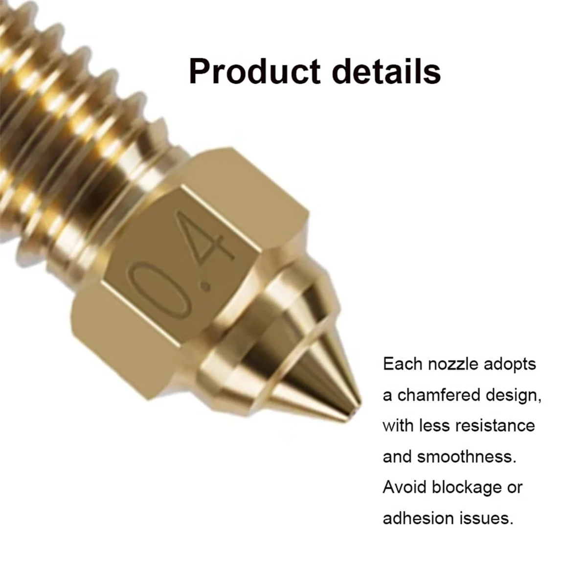 5 buah untuk nosel gunung berapi untuk Elegoo Neptune 4 Max/Plus kepala nosel pengekstrusi Aksesori ekstruder Hotend