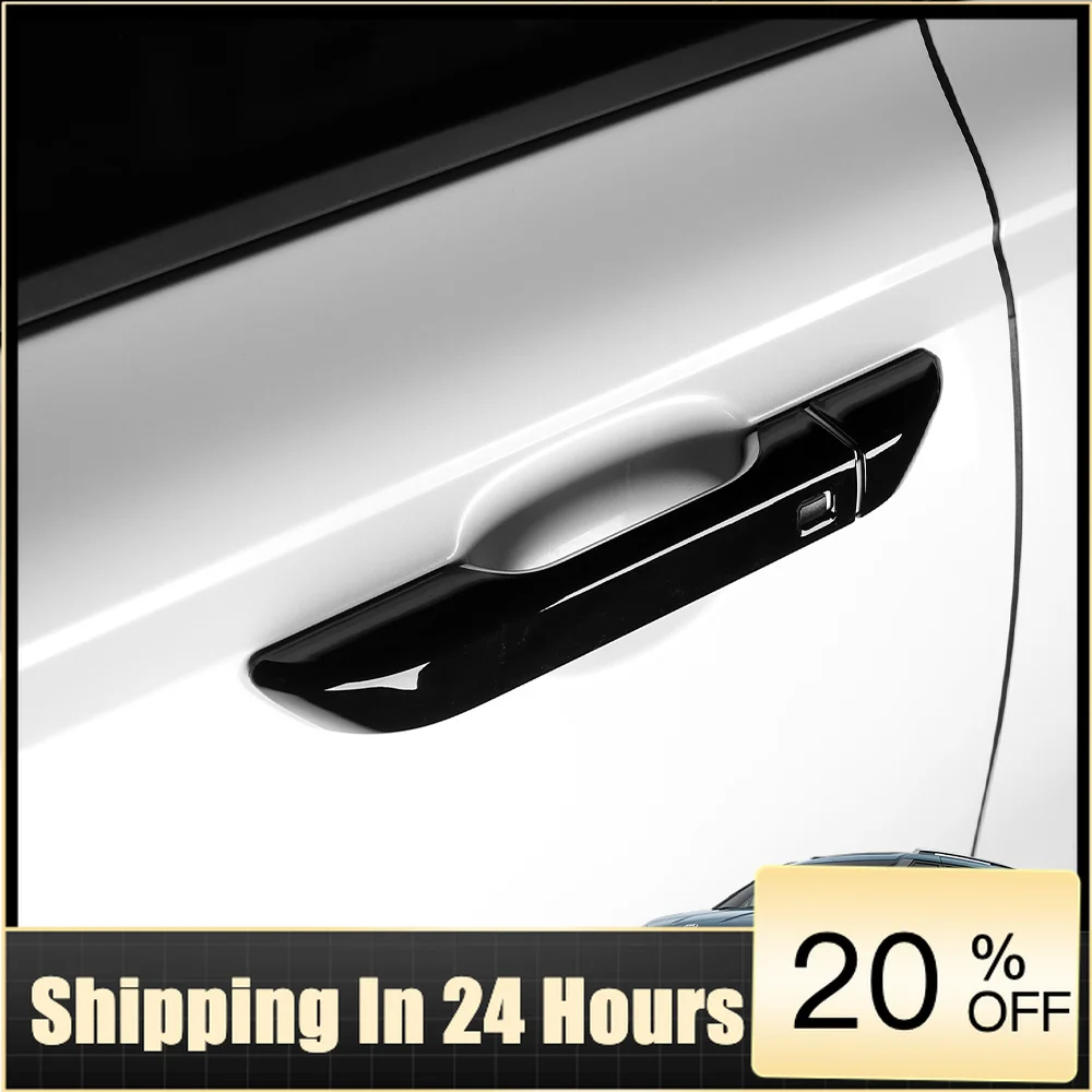 External Accessories For KIA Carnival KA4 2022-2026 Car Tuning Carbon Fiber External Door Handles Cover Trim Accessories LHD
