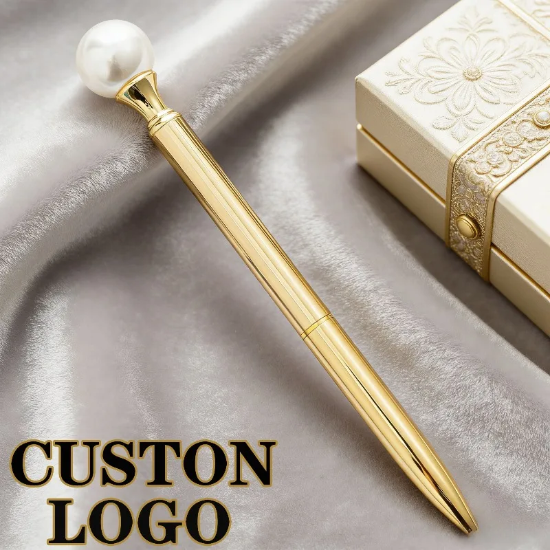 

1pcs Custom LOGO Candy-colored Metal Ballpoint Pen Office Stationery Smooth Writing Business Advertising Gift Ballpoint Pens