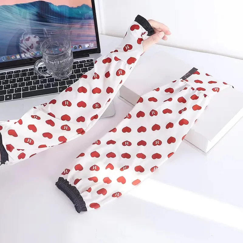 Женский летний солнцезащитный крем из ледяного шелка с рукавами, солнцезащитный чехол на руку, уличный велосипедный чехол для вождения, крутой солнцезащитный чехол на руку, многофункциональный