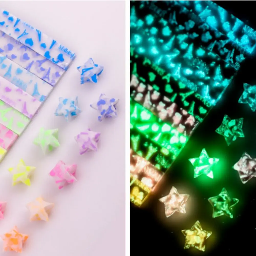 

Creative Colorful Luminous Glitter Decorative Origami Paper for DIY Arts Craft Stars Paper Craft Paper