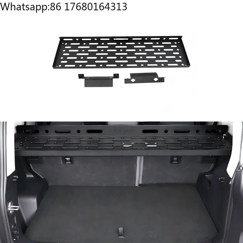 For Maika Luxury Car Interior Accessories for Chery Icar 03 Aluminum Alloy Luggage Box Multi-functional Shelf Trunk Storage Rack