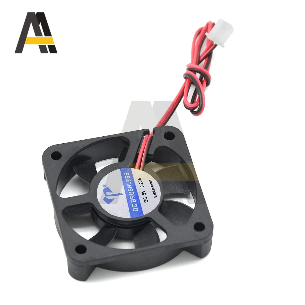 5V 12V 24V 2-wire Micro Cooling Fan 0.15A 5cm DC Turbo Oil Impregnated DC Industrial Fan DC5010 4100RPM 5100RPM 4500RPM