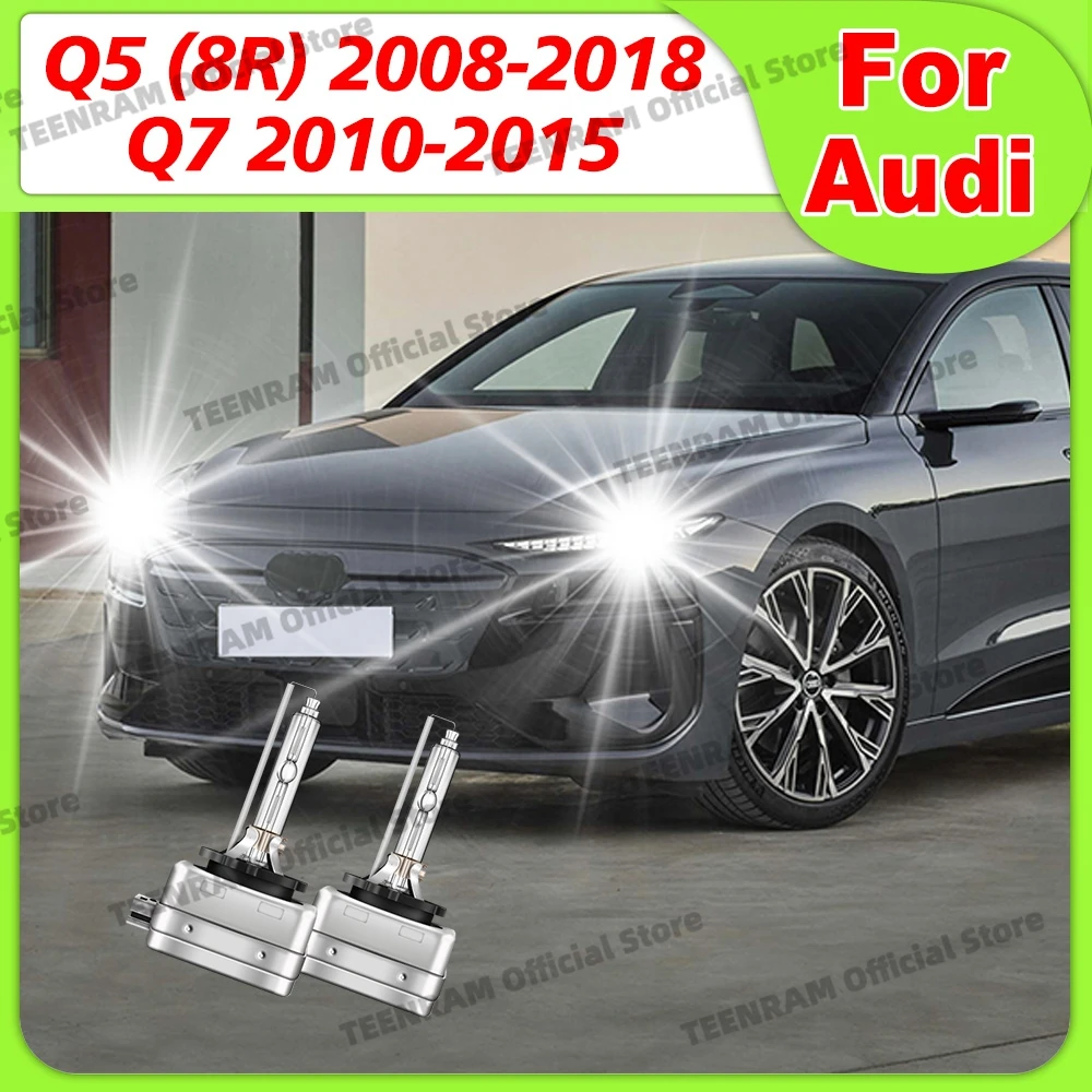 

2x Auto HID Xenon Headlights D3 D3S 35W 6000K 8000K 10000K For Audi Q5 (8R) 2008-2018 For Audi Q7 2010 2011 2012 2013 2014 2015