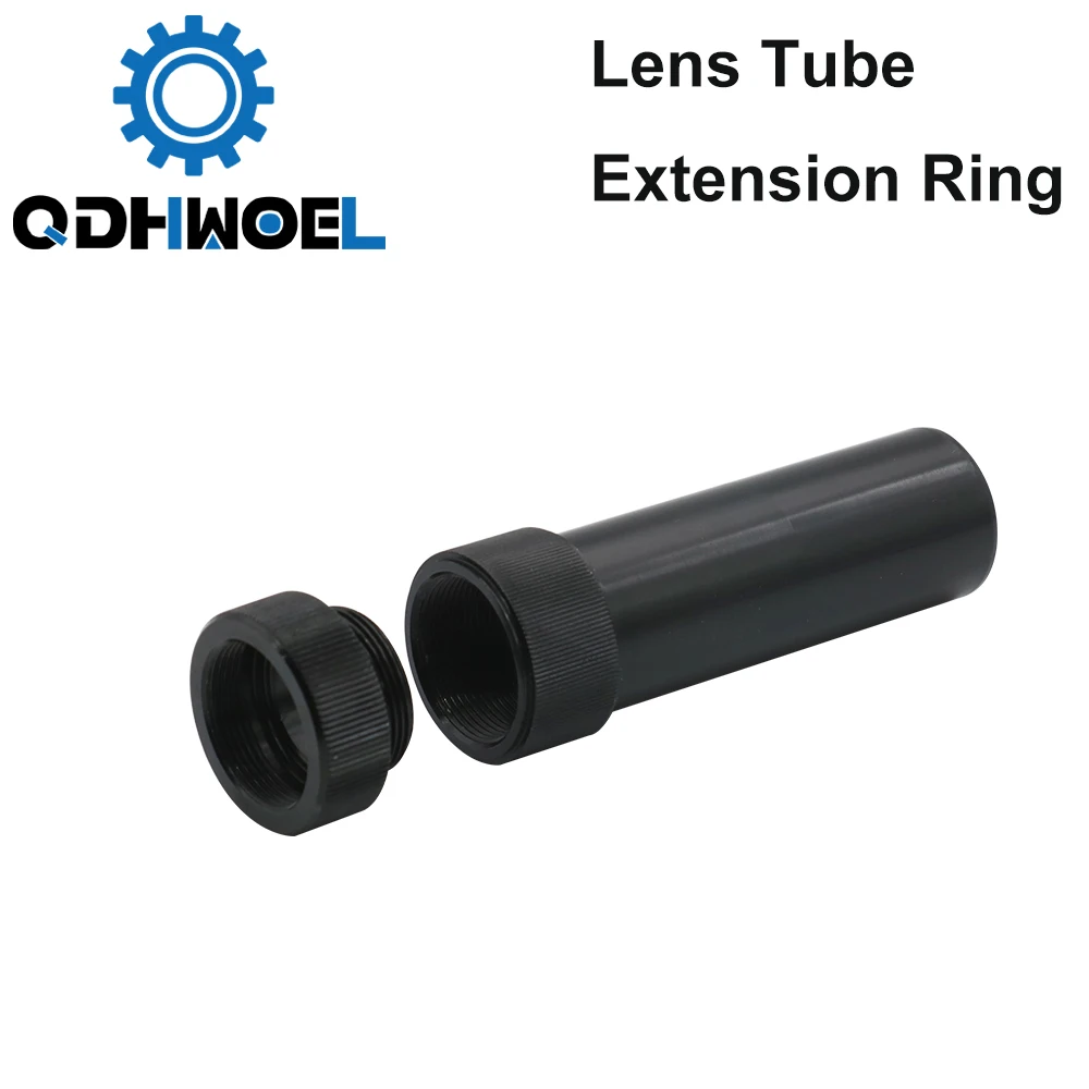 Imagem -06 - Anel de Extensão de Tubo Qdhwoel Co2 O.d.25 mm Tubo de Lente para Lente D20 F63.5 mm 127 mm para Máquina de Corte a Laser Co2