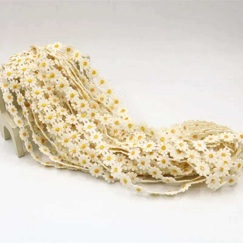 

3yards embroidered flower cotton lace trims for clothes sew on collar supply DIY floral trimmings and ribbons Sewing accessories