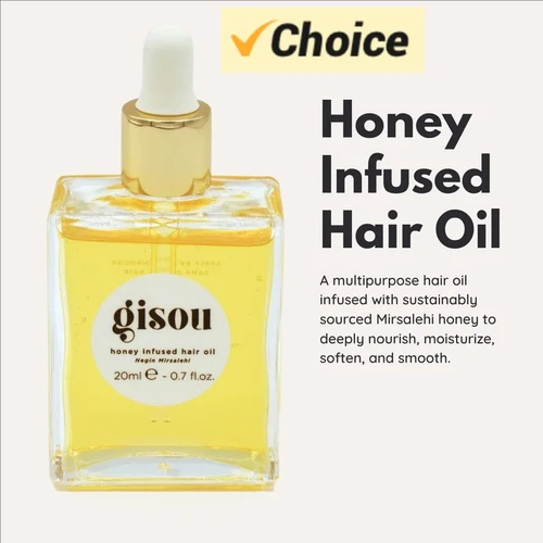 Imagen 2 del producto Gisou 50ml Perfume para el cabello con infusión de miel Mirsalehi aceite de miel y argán Gel de esencia para el cabello aceite para el cabello de argán suministros para el cuidado del cabello