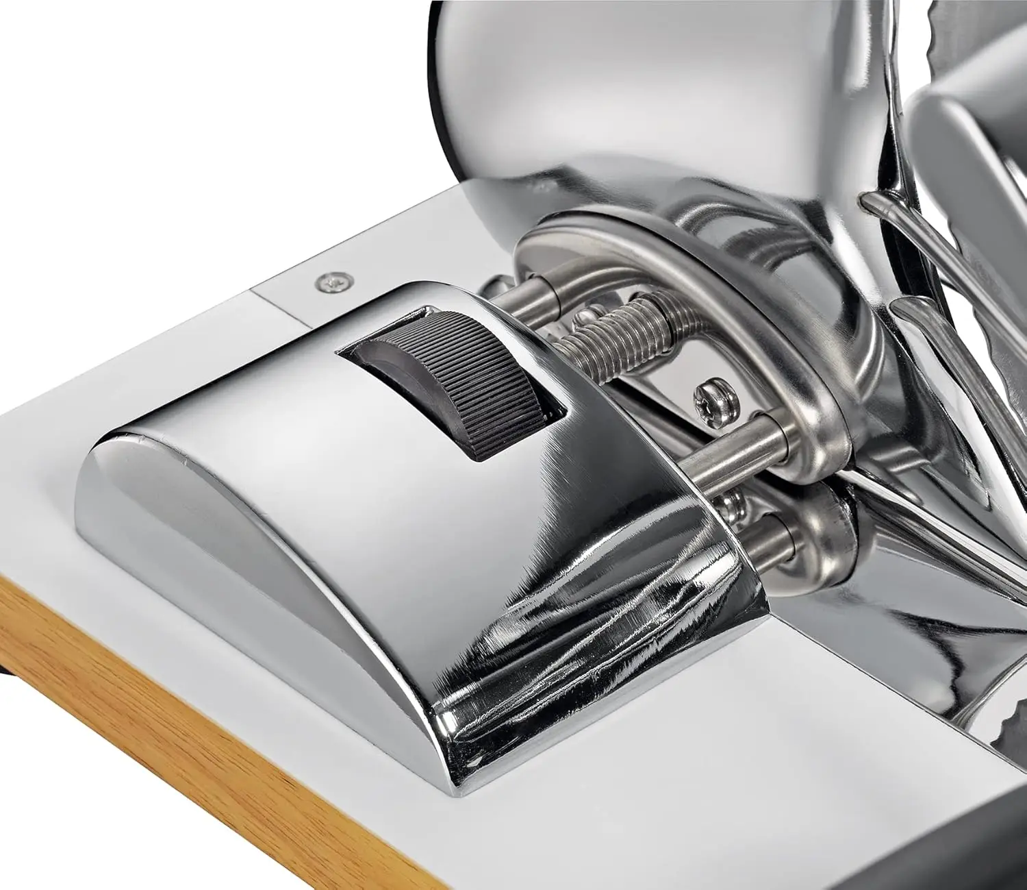 Manual Stainless Steel Bread Slicer (Silver -brown)