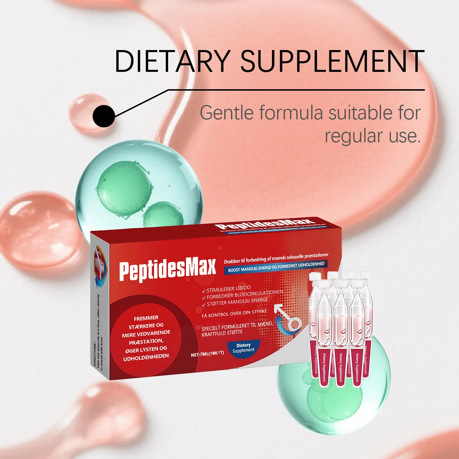 Men's Health Drops Replenish Energy Burn Fat Enhance Endurance Extend Sexual Activity Time Satisfy Desires Men Nutritional Drops