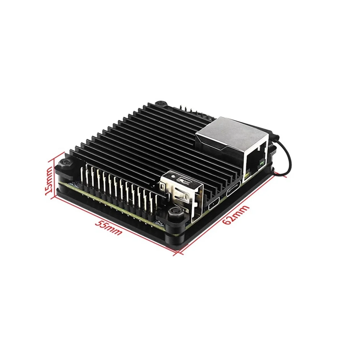 For Orange Pi Zero 3 Aluminum Case Passive Cooling Shell Heatsink for OPI Zero 3 1 2 4GB Board