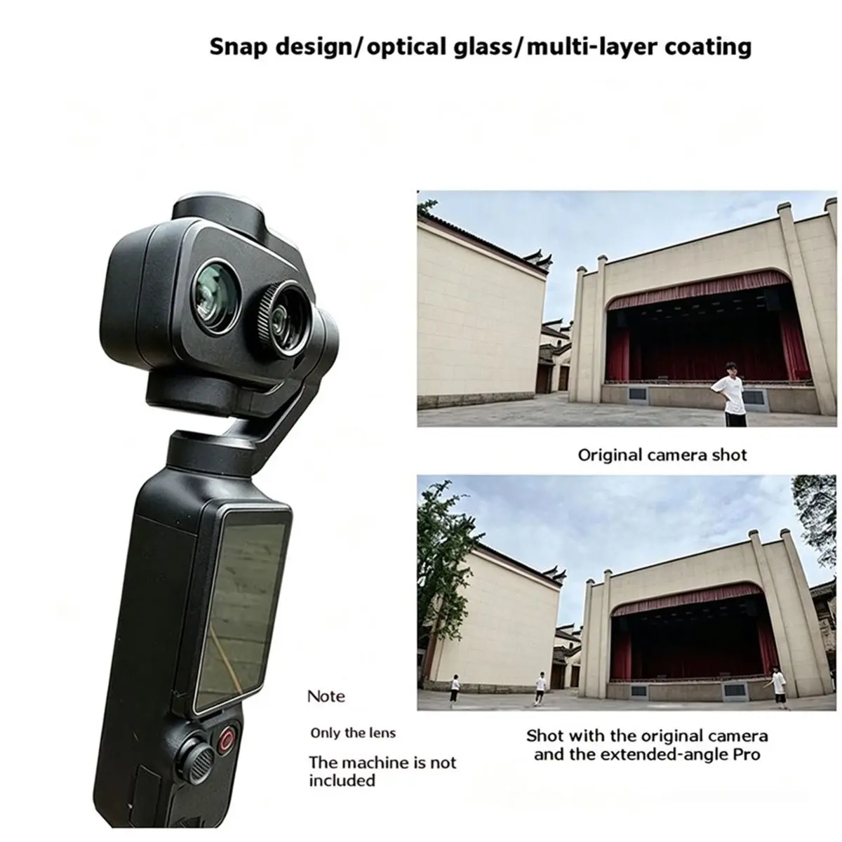 110-Degree Wide-Angle Lens for 4pro Quick-Release Expansion Lens Accessories Camera Wide-Angle Lens