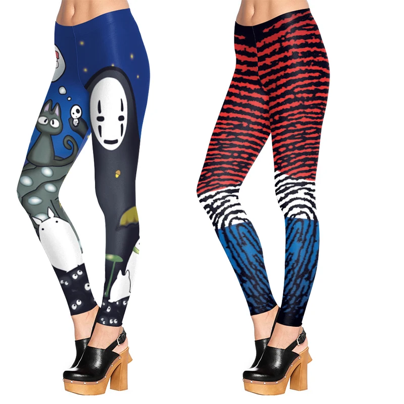

Cat Printing Yoga Pants Hign Waist Sexy Yoga Elastic Slim Fitness Gym Sport Workout Women Leggings 2025 New