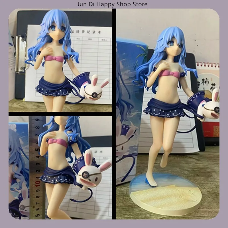 

22cm Date A Live Yoshino Himekawa Charming Swimsuit Water Ver. Standing Pose Anime Figure Model Statue