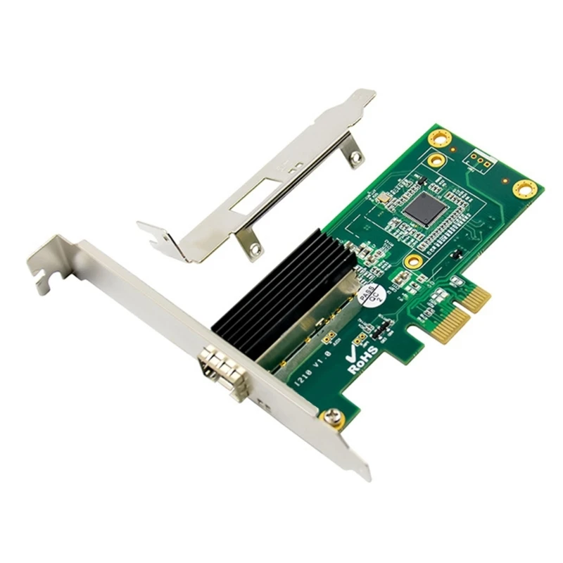 Gigabit PCIE Fiber Optical Networking Card With Single Port Fast Speed Drop Shipping