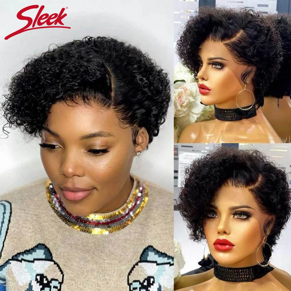 

Перуанский короткий парик Боб, парик с стрижкой пикси, вьющиеся человеческие волосы, парики для женщин 13x6x1, кружевной передний парик с глубокими волнами, кружевной парик, предварительно выщипанная линия волос