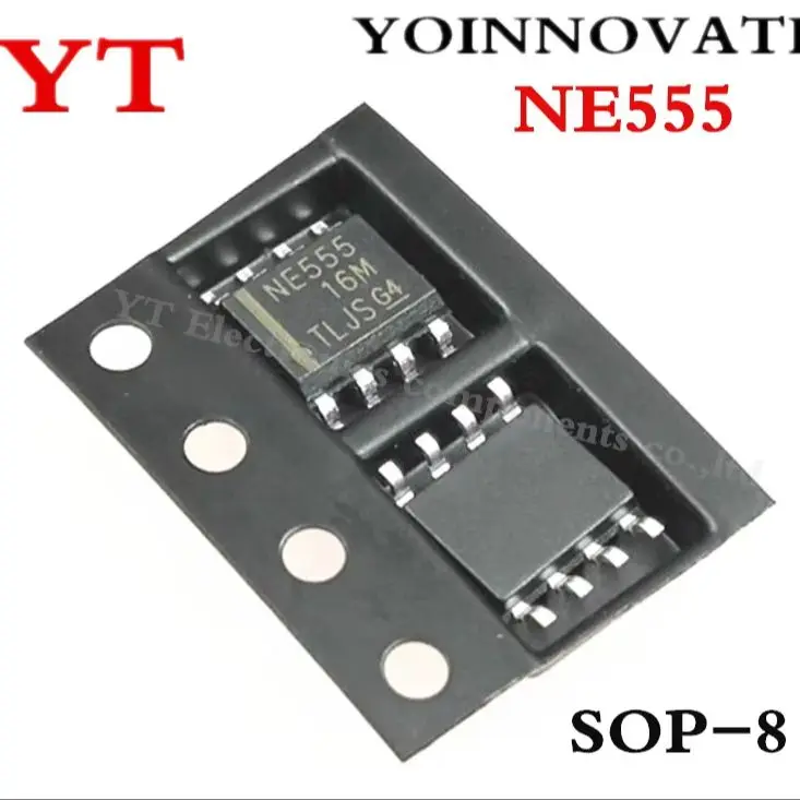 100PCS 1000PCS NE555 NE555D 555 Timers SMD 555 SOP-8 ICprovider Best Quality