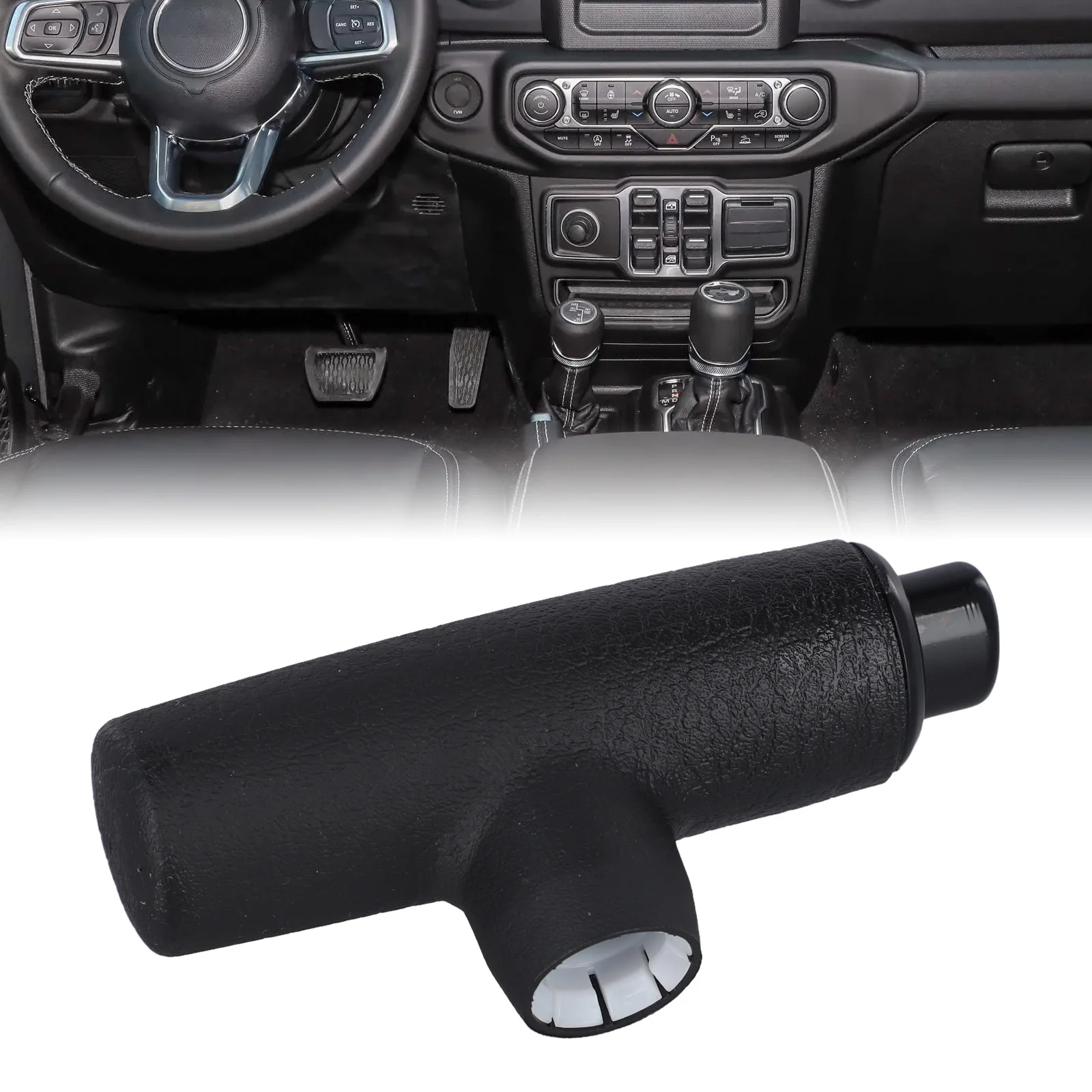 Shift Knob Handle Compatible with For Jeep For Cherokee 1984-2001 For Comanche 1987-1992 For Wrangler 1997-2006
