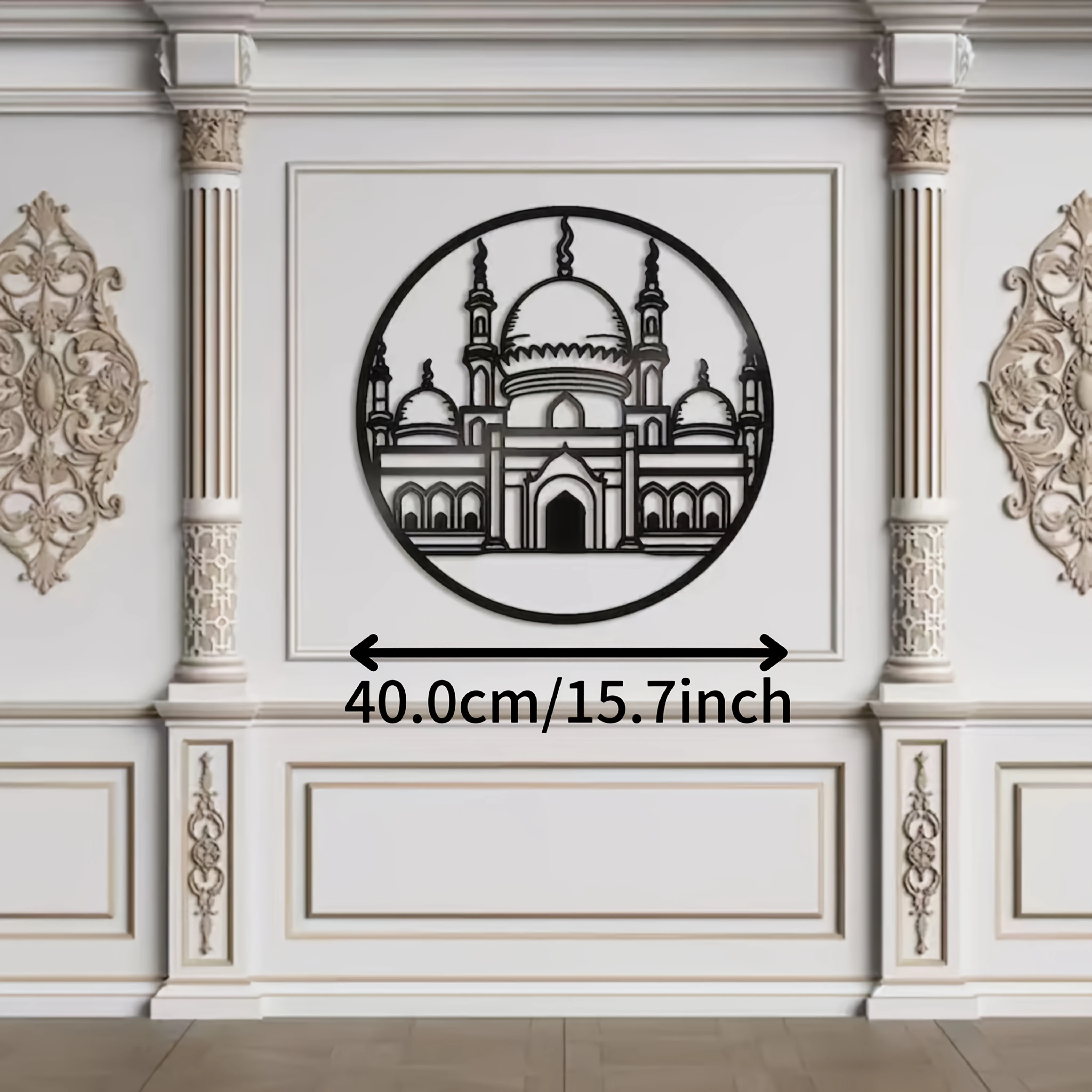 CIFBUY イスラム風金属製壁飾り、防水・耐久性に優れ、リ - Lighting Metal Wall Decor のレビューと価格