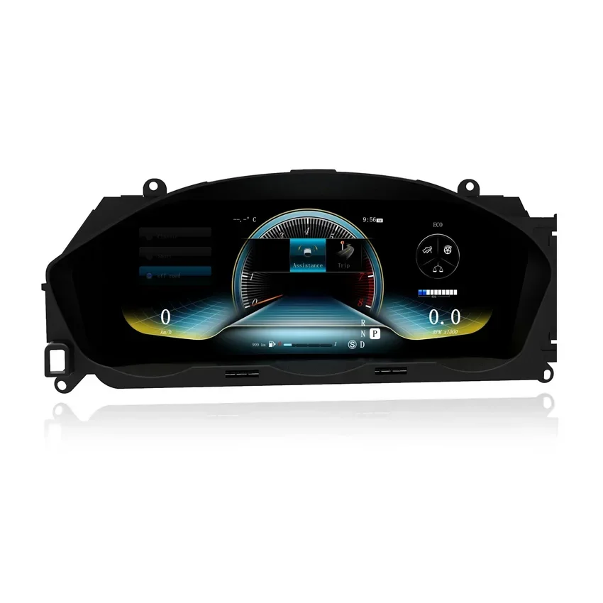 2025Upgrade Speedometer LCD Dashboard Screen Auto Meter Digital Instrument Cluster for   W204