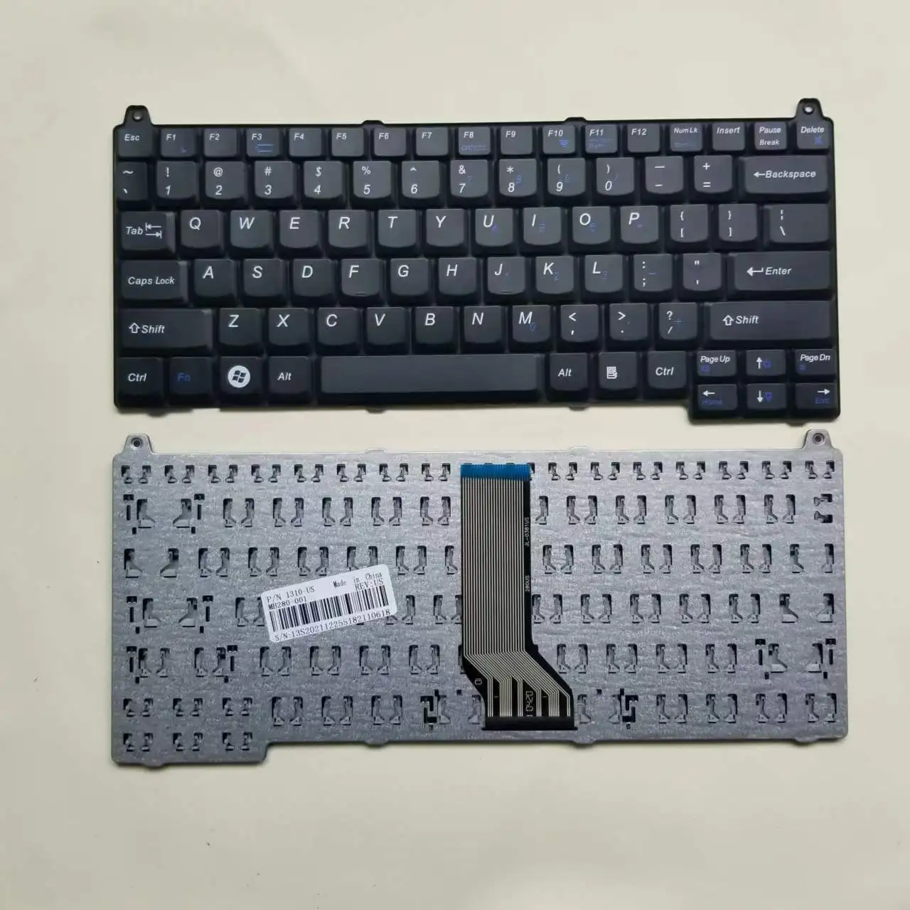 

Новая клавиатура для ноутбука Dell 1310 1320 1350 1510 2510 M1310 M1510 V1310 V1510 V1318, русско-английская