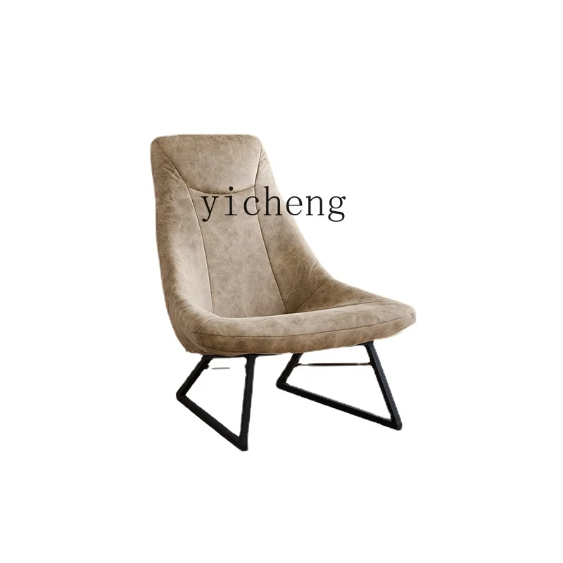 

Yy Industrial Style Leather Waterproof Antifouling Antique Style Single Sofa Leisure Recliner