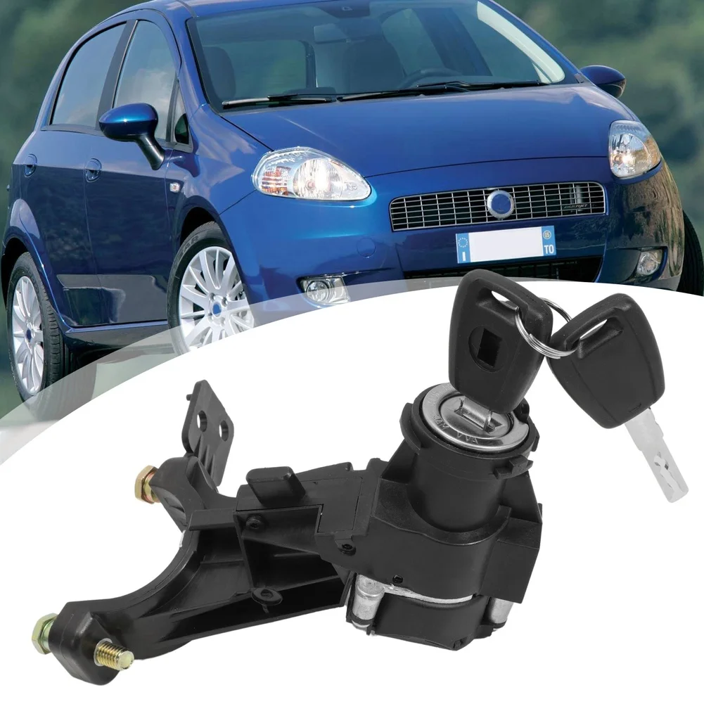 

Key Cylinder Ignition Lock Switch Direct Replacement Plastic And Metal Construction Black Car Repair For Fiat Doblo