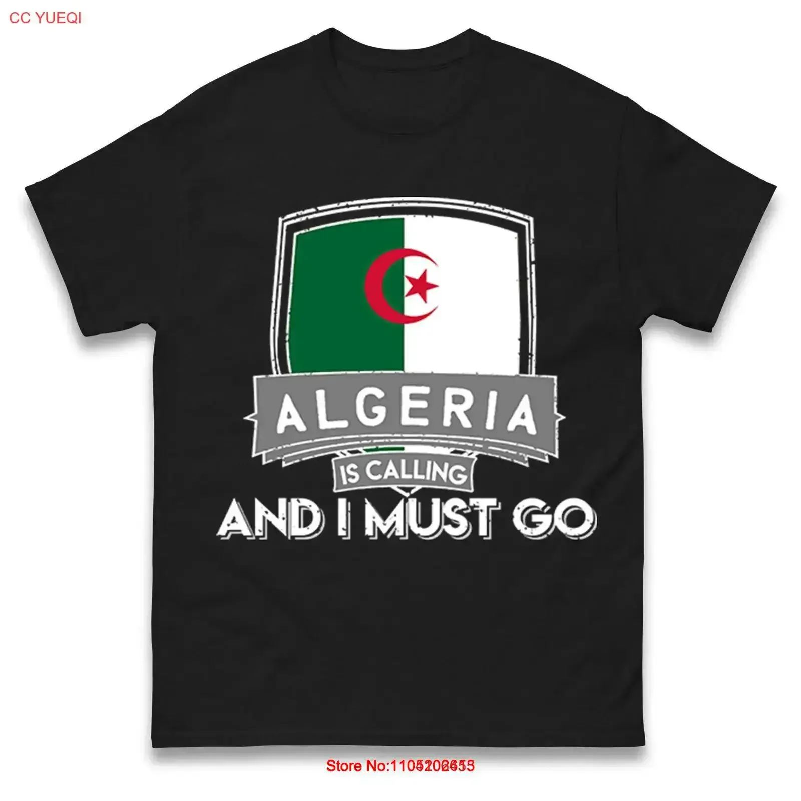 تي شيرت بعلم الجزائر يدعو ويجب أن أذهب عتيقًا مغسولًا ومتعدد الاستخدامات ورسومات ممتدة وأنيقة وناعمة ومسامية #1