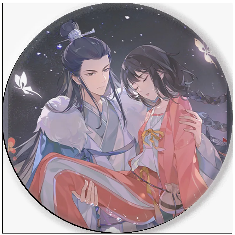 Fairies Albums anime Chinese fairy Taoyao 5mm badges rouns pins новогодние подарки