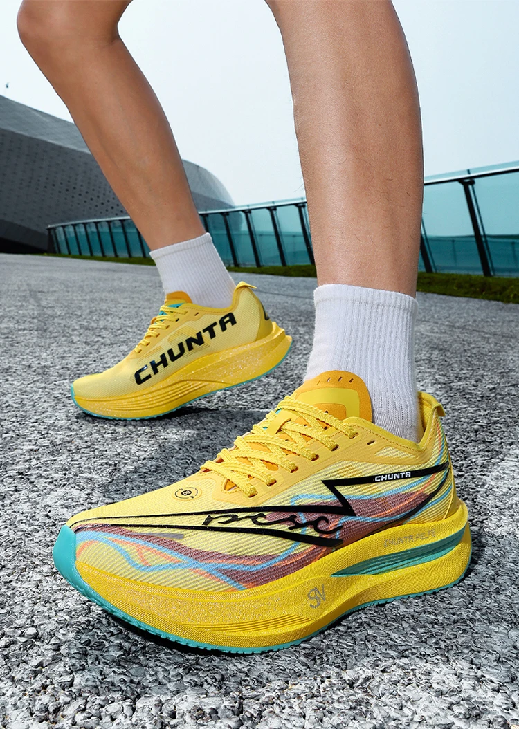 Herren-Laufschuhe mit Carbonplatte Spezial-Marathon-Sportschuhe Atmungsaktive Leichte Damen-Komfort-Sneaker für Outdoor-Aktivitäten – Detail 23