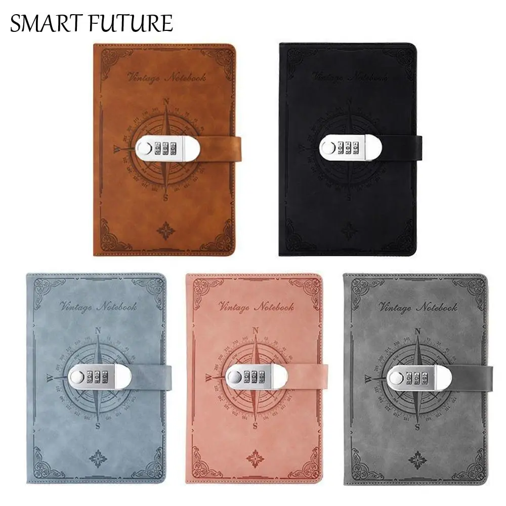 

200-Page Password Notebook Stationery Protecting Secrets A5 Notebook With Lock Stain Resistant Smooth Writing Travelers Journal