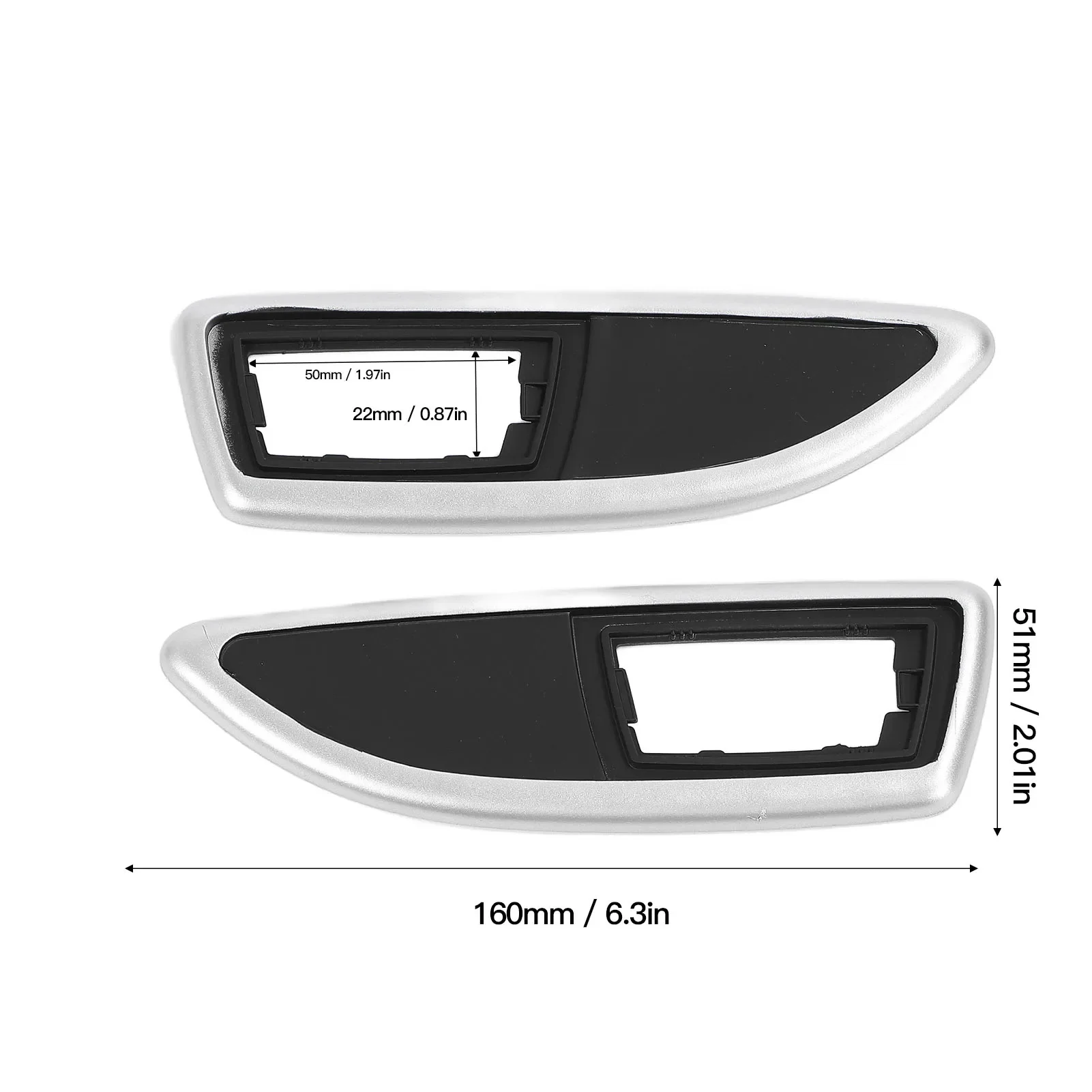 إطار غطاء إطار ضوء إشارة الانعطاف الأمامي لـ VAUXHALL OPEL INSIGNIA ASTRA 13250944 13250945 1713425 1713426 #6