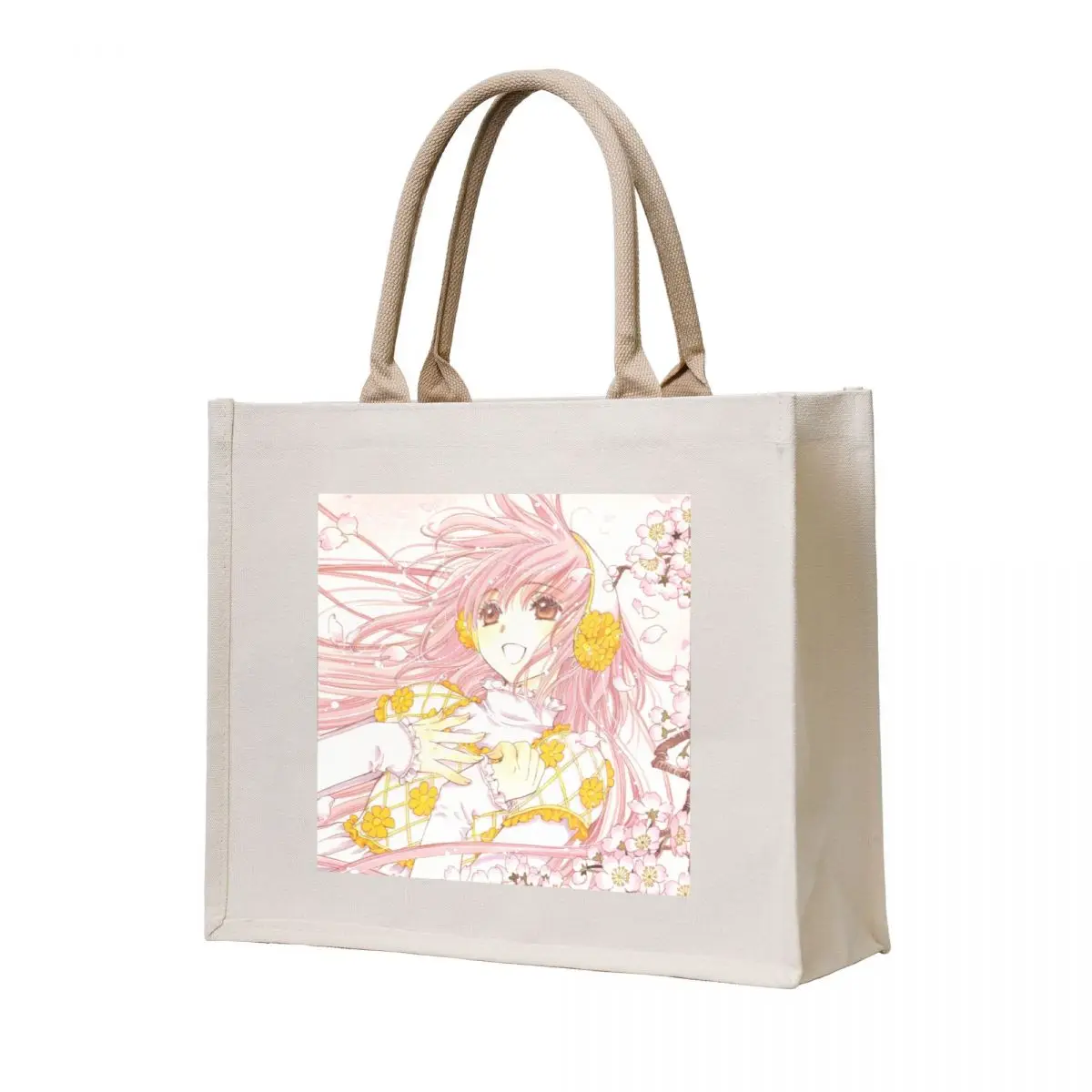 

Happy Flowers Tote Bag tote bag woman large tote bag Canvas stote