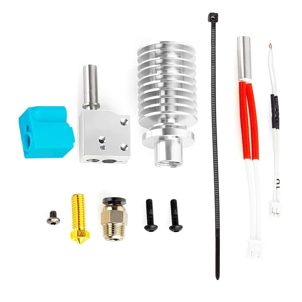 3D Printer Extruder Kit Hot End for Anycubi Plus/Max Vyper Head 24V Thermistor NTC 100K