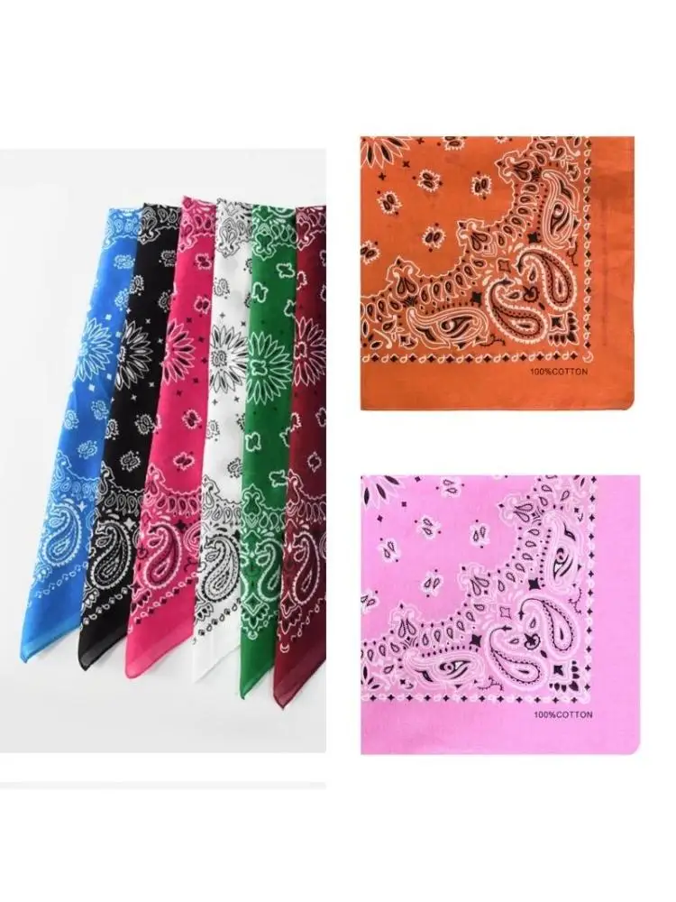 652b hommes Femmes Neckerchiefs Vintage Square Headscarf Western Bandanas Mandkerchief