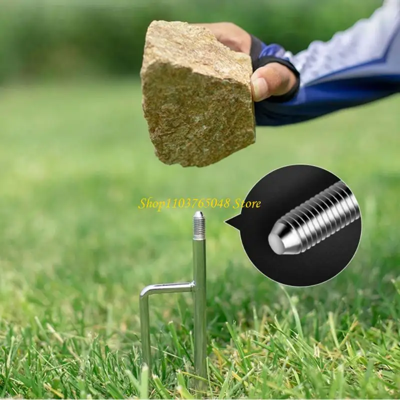 R53E Ground Insertion Fishing Holder Fishing Rod Socket Bracket Fishing Accessories