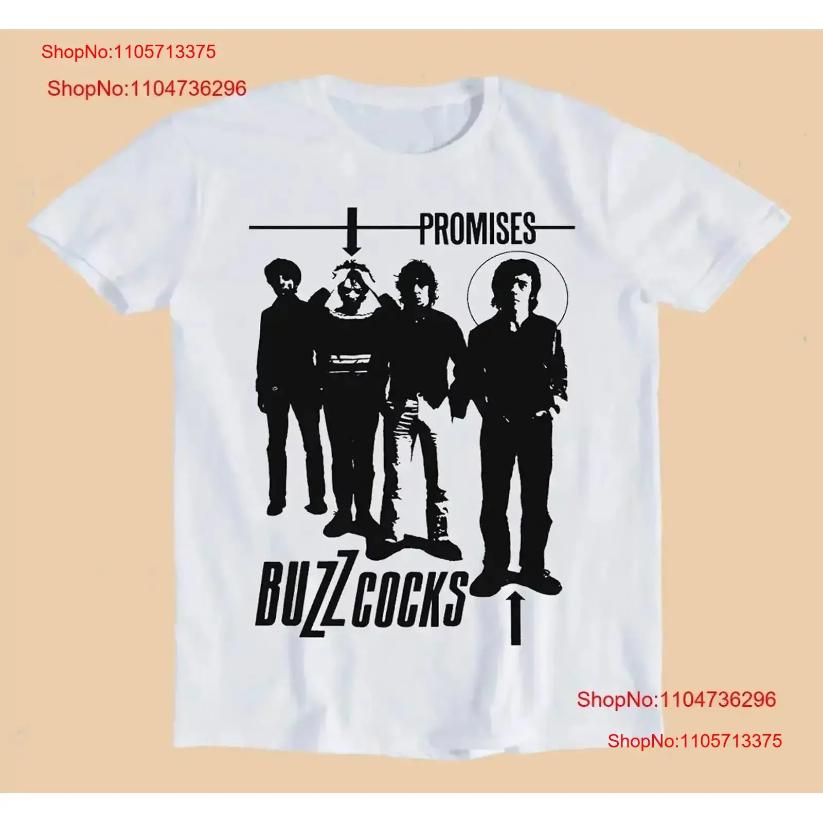 Buzzcocks Promises Punk Rock Music T Shirt vintage Washed fashion streetwear Casual Breathable graphic Stylish vintage Washed