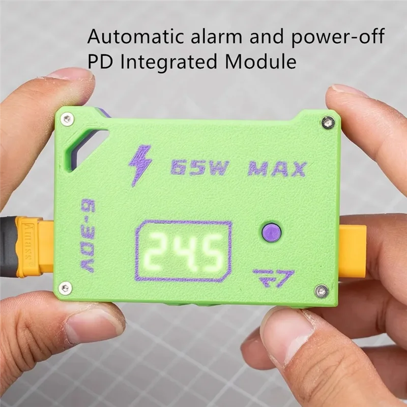 ABJF-AVATA2 para Dron FPV Compatible con alarma automática de 6-30V apagado PD65W módulo integrado reductor incorporado carga rápida Mo